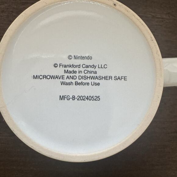 Nintendo Super Mario Luigi Yoshi Frankford Candy Coffee Mug Tea Cup 11 oz EUC - Picture 10 of 12